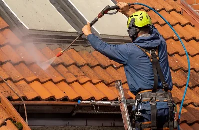 Démoussage et hydrofuge de toiture à Montreuillon